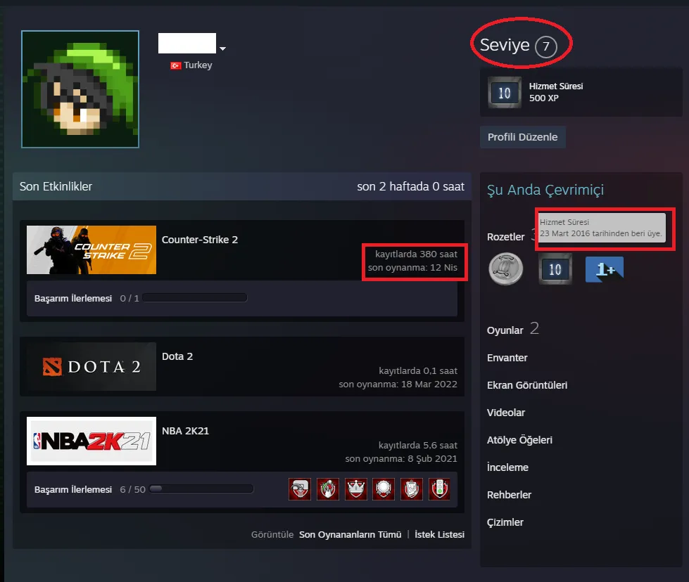 Ekran Görüntüsü 2 - ANINDA TESLİM | 6 MADALYA | 380 SAAT | FACEIT