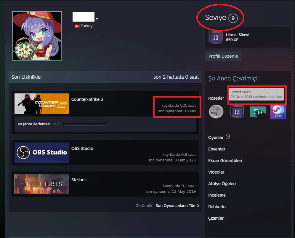 Ekran Görüntüsü 2 - ANINDA TESLİM | 7 MADALYA | 821 SAAT | FACEIT