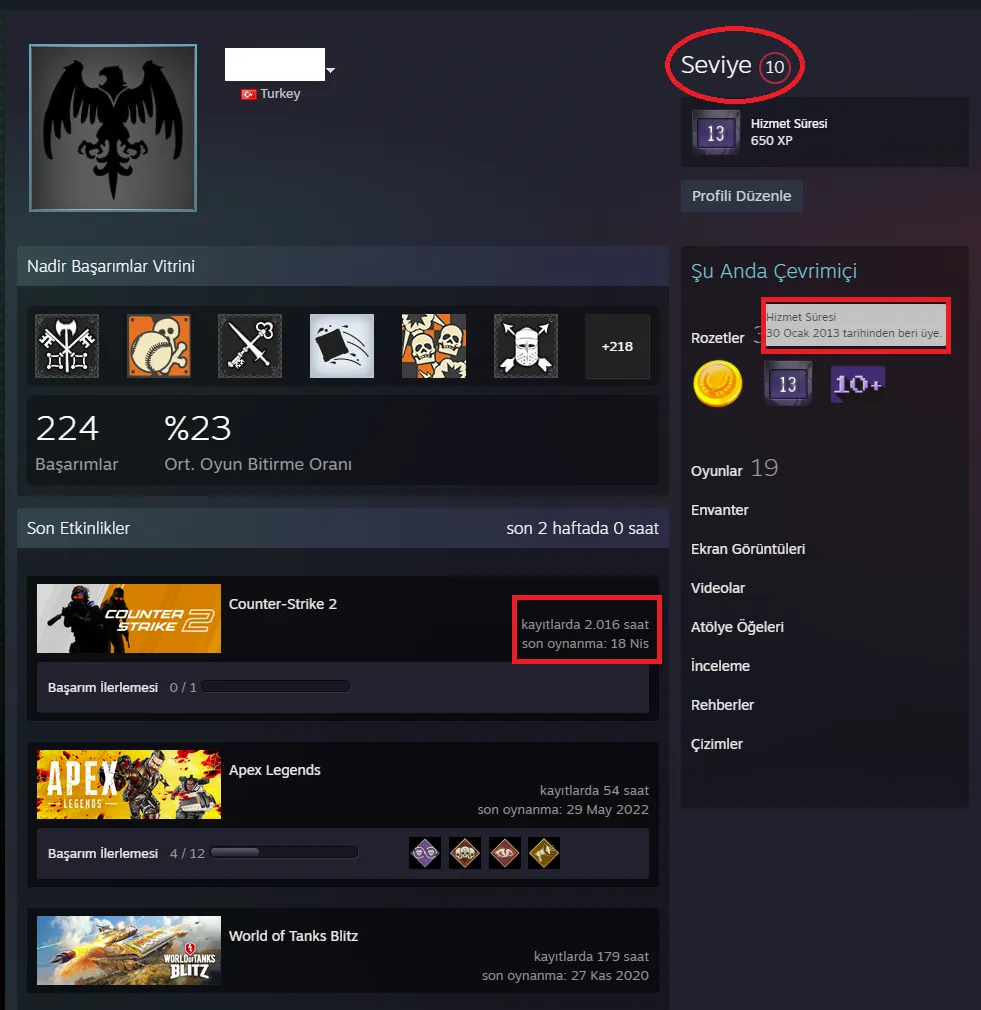 Ekran Görüntüsü 2 - ANINDA TESLİM | 9 MADALYA | 2016 SAAT |FACEIT