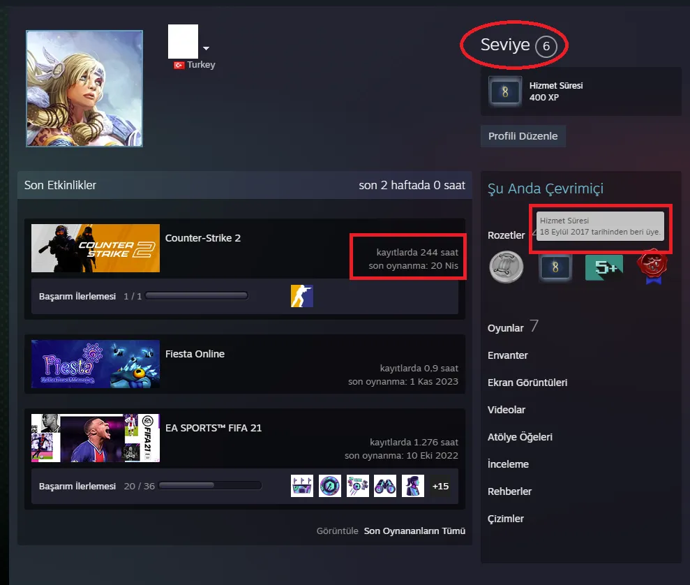 Ekran Görüntüsü 2 - TR ANINDA TESLİM | 4 MADALYA | 244 SAAT | FACET