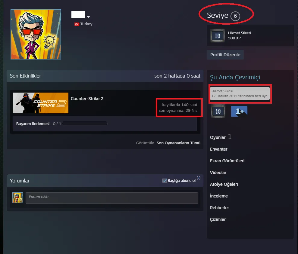 Ekran Görüntüsü 2 - ANINDA TESLİM | 4 MADALYA | 140 SAAT | FACEIT