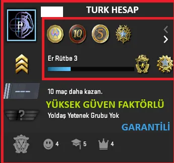 TR ANINDA TESLİM | 6 MADALYA | 469 SAAT |FACET satın al