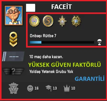 CS2 Prime Hesap Satın Al - ANINDA TESLİM | 11 BİN SAAT | 4 MADALYA |FACEIT