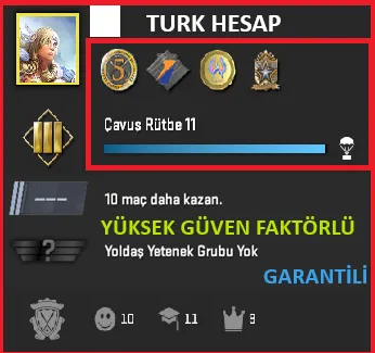 CS2 Prime Hesap Satın Al - TR ANINDA TESLİM | 4 MADALYA | 244 SAAT | FACET