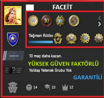 CS2 Prime Hesap Satın Al - ANINDA TESLİM | 8 MADALYA | 1469 SAAT | FACEIT