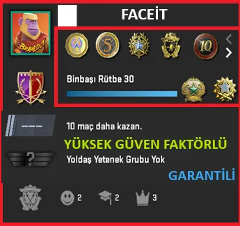 CS2 Prime Hesap Satın Al - ANINDA TESLIM | 8 MADALYA | 1254 SAAT| FACEIT