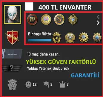 CS2 Prime Hesap Satın Al - ANINDA TESLIM | 9 MADALYA | 1748 SAAT| FACEIT