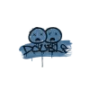 Mühürlü Grafiti | Çift (Kral Kelebeği Mavisi)